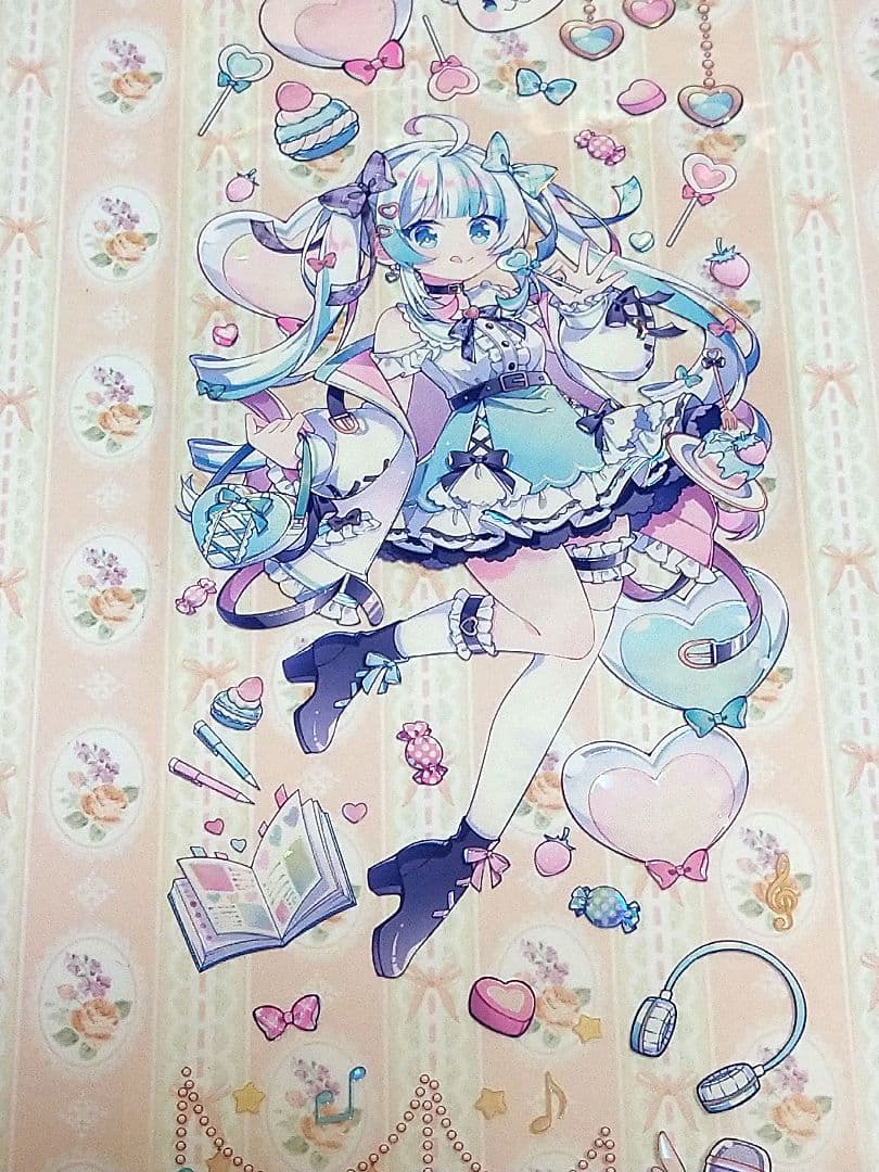 J1005＃水色蕾裙(贝壳光)Shine切り売り海外人物マステ女の子