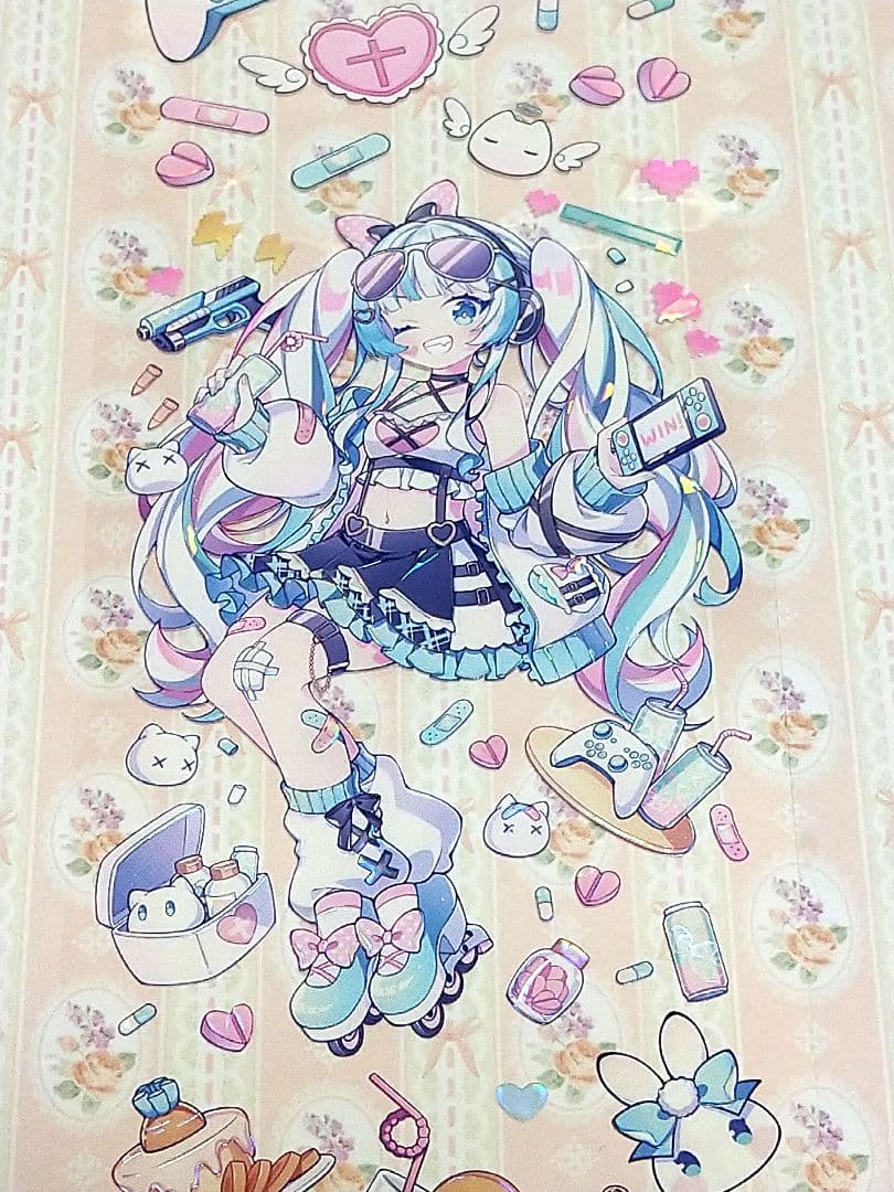 J1005＃水色蕾裙(贝壳光)Shine切り売り海外人物マステ女の子