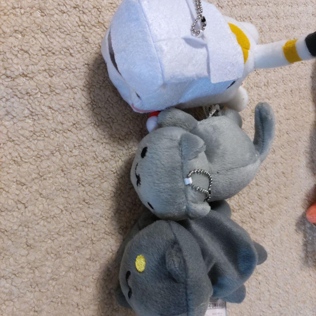 ねこあつめ　　カバンに付けられるぬいぐるみ他