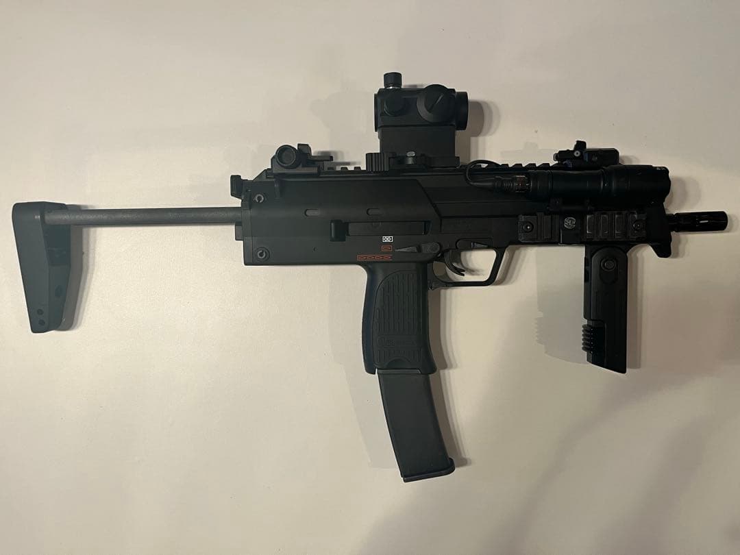 MP7 ガスガン サプレッサー付き ブラック