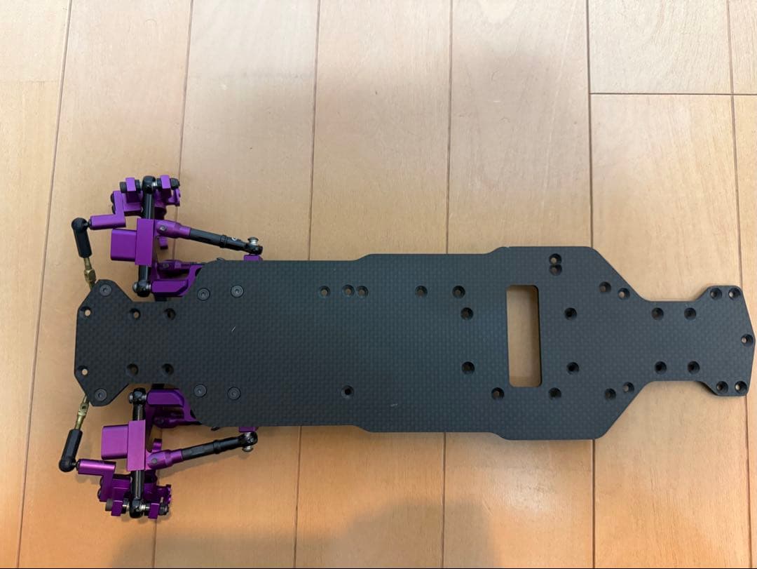 d-like ハイブリッド零シャーシ　パープルマルチリンク付き
