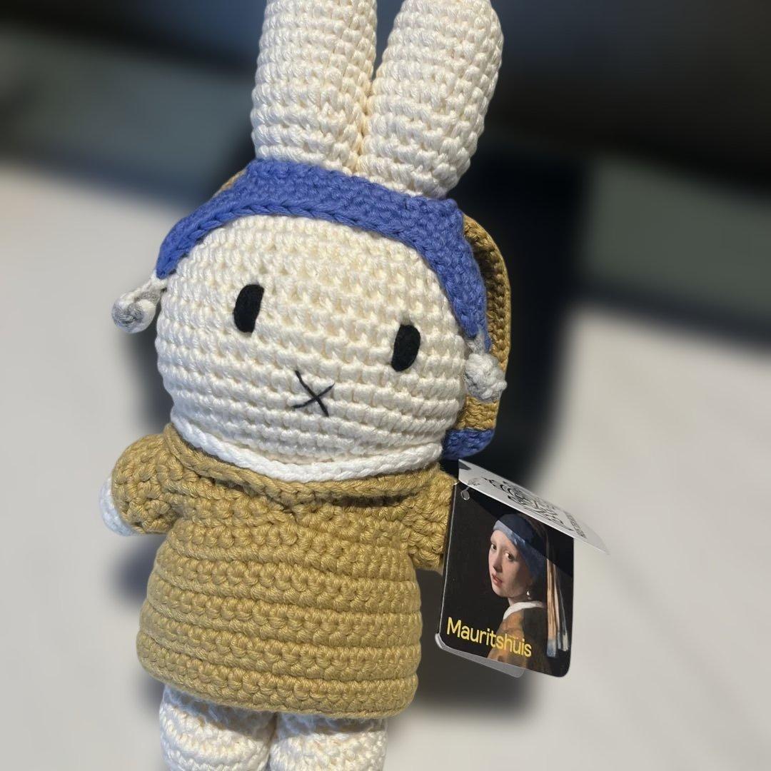 ミッフィー絵画シリーズあみぐるみ　ぬいぐるみ3体セット　ジャストダッチ新品未使用