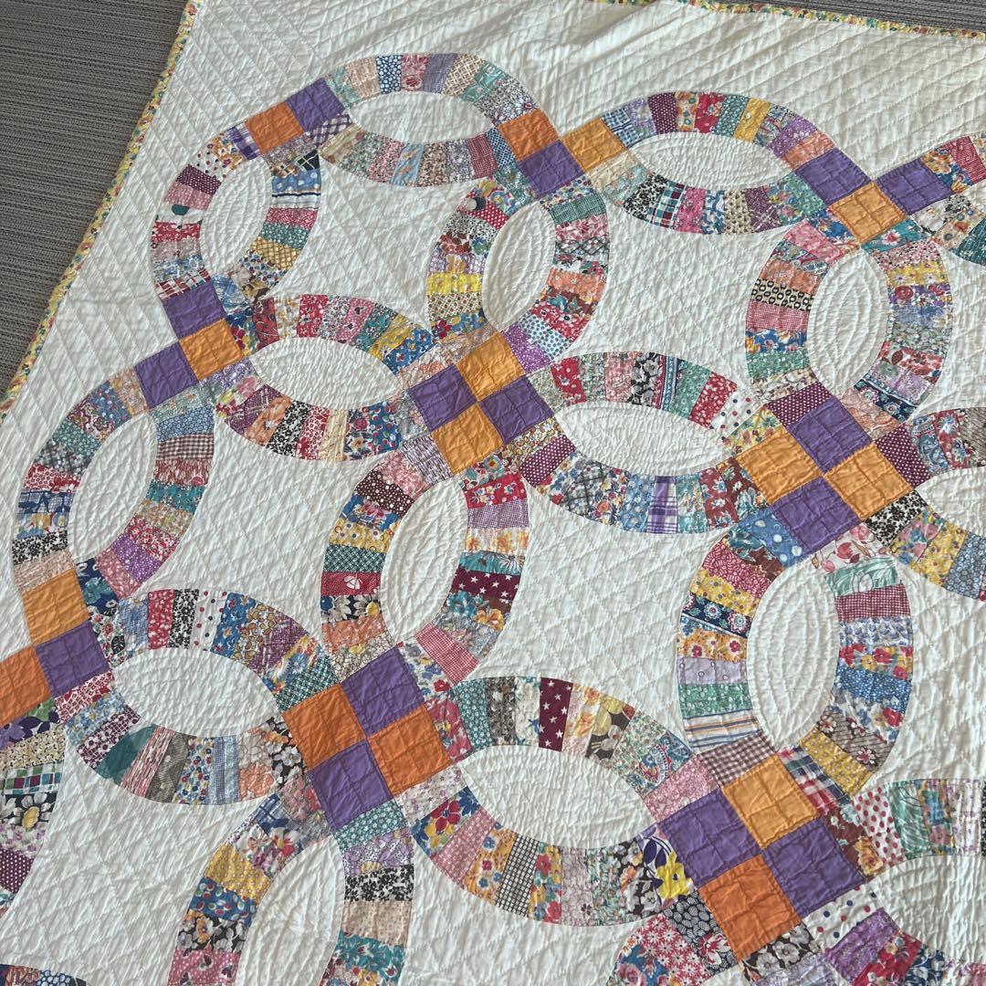 アンティークキルト✴︎ウェディングキルト8の字