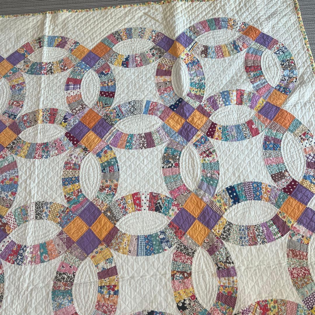 アンティークキルト✴︎ウェディングキルト8の字