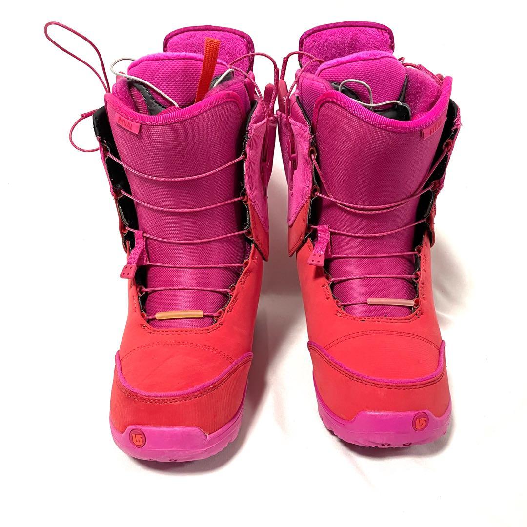 【美品】 BURTON スノーボードブーツ 23.5cm ピンク