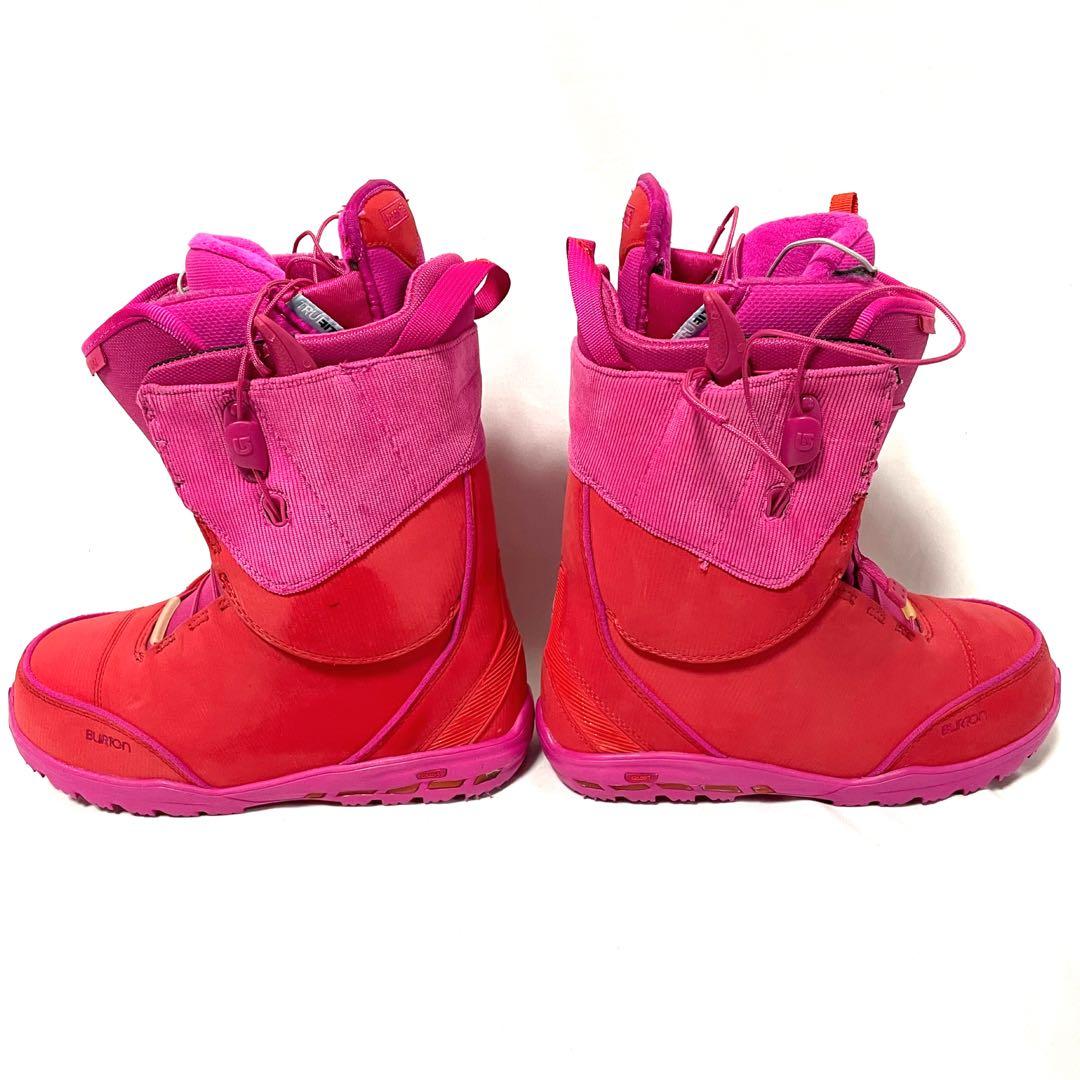 【美品】 BURTON スノーボードブーツ 23.5cm ピンク
