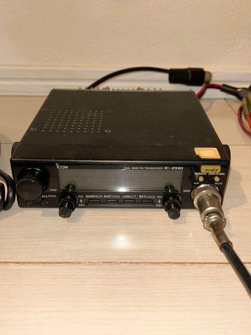ICOM IC-2330 受信機 マイク付き　アイコム　デュアルバンド