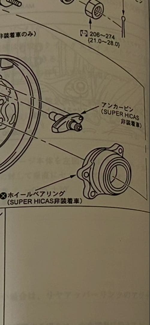 ER34 リア ホイールハブベアリング 左右セット