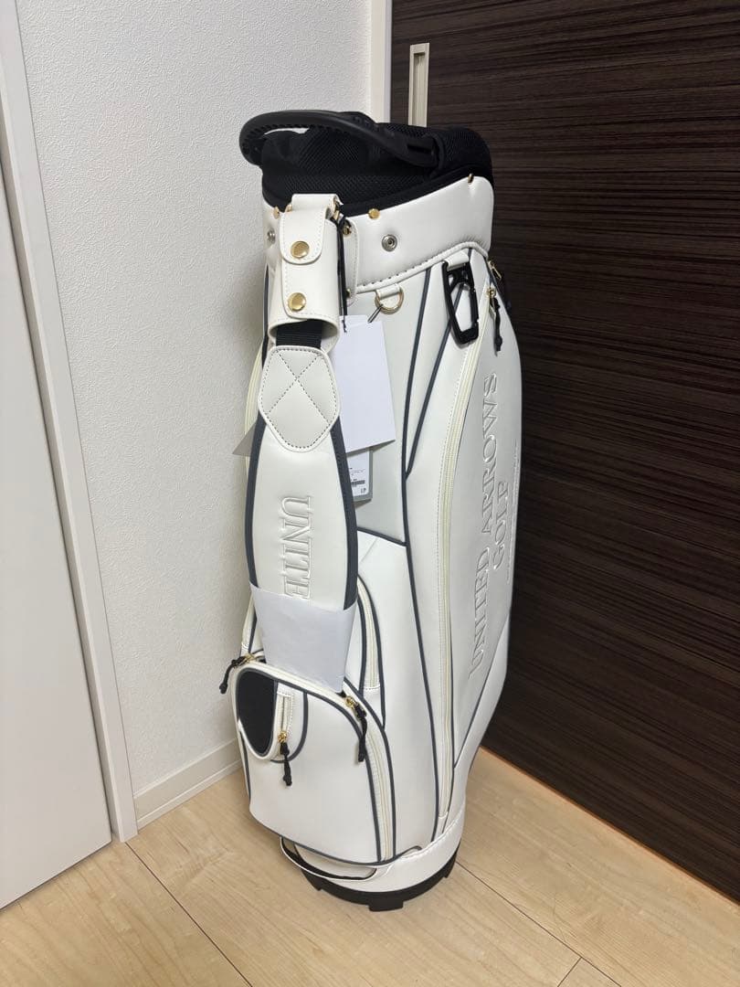 【新品未使用】ユナイテッドアローズゴルフ キャディバッグ ホワイト 軽量