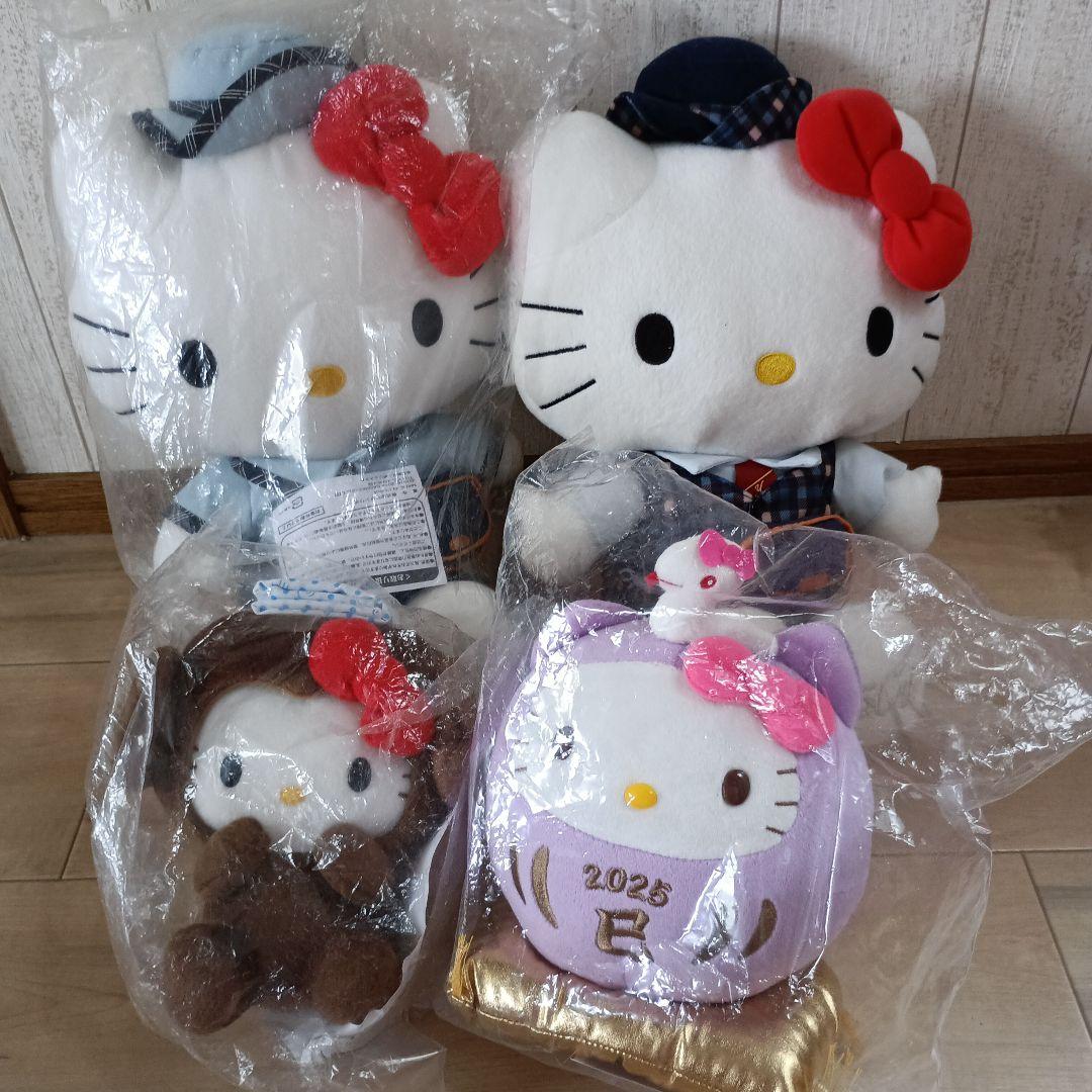 非売品★ヤクルト　ハローキティ★干支ぬいぐるみ★4体セット