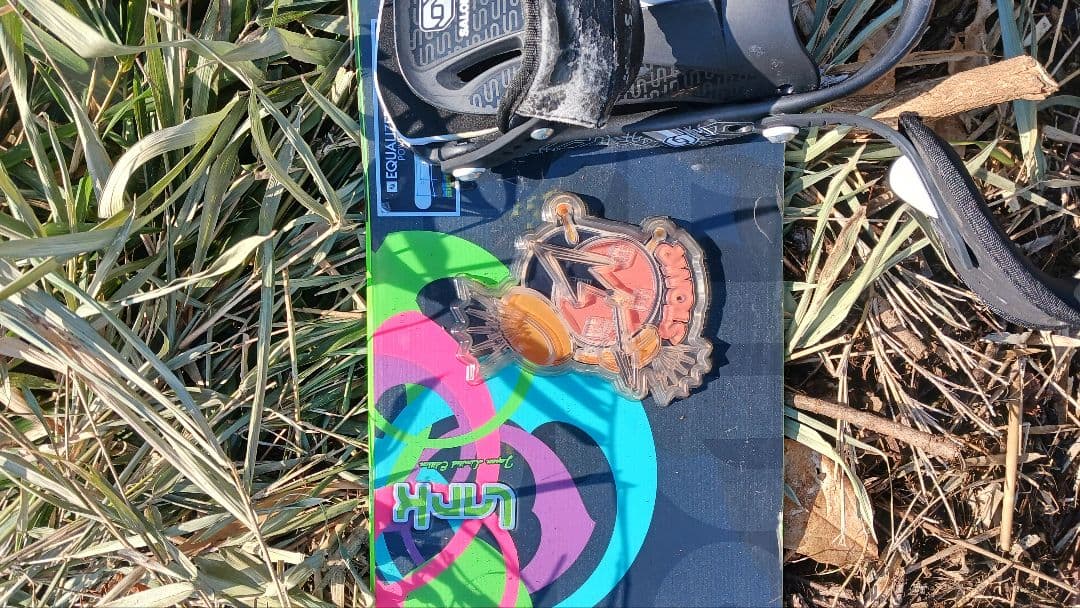 スノーボードとブーツセット　バートンのボードケース付き