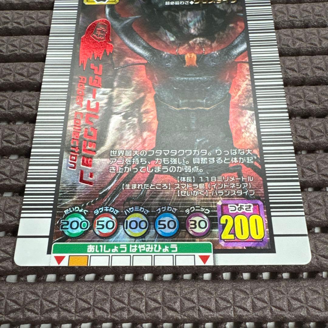 ムシキング マンディブラリスフタマタクワガタ アダー 2005セカンド 金レア