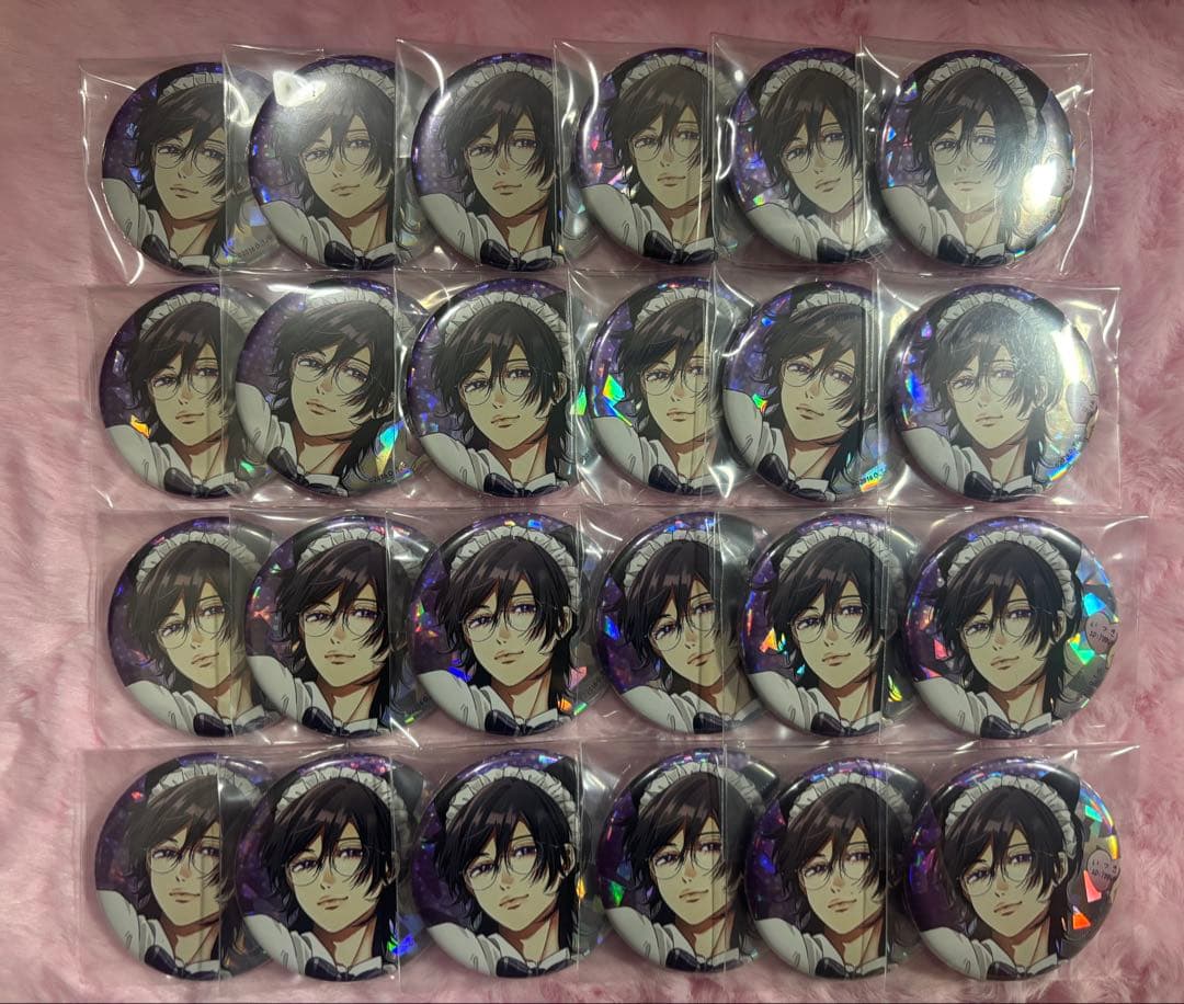 鹿谷樹 ホロ缶バッジ 裏垢男子＆隠し撮りver. 24点セット