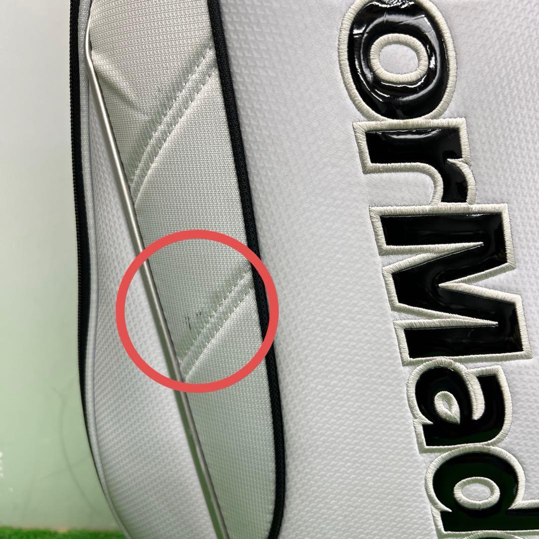 テーラーメイド　TaylorMade　キャディバッグ　ゴルフバック　8インチ　白