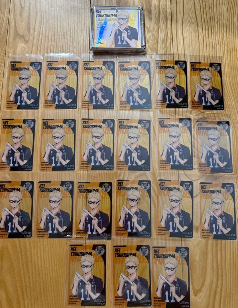 ハイキュー!! ショウワノート おみくじ クリアカード ブロッキー 月島蛍