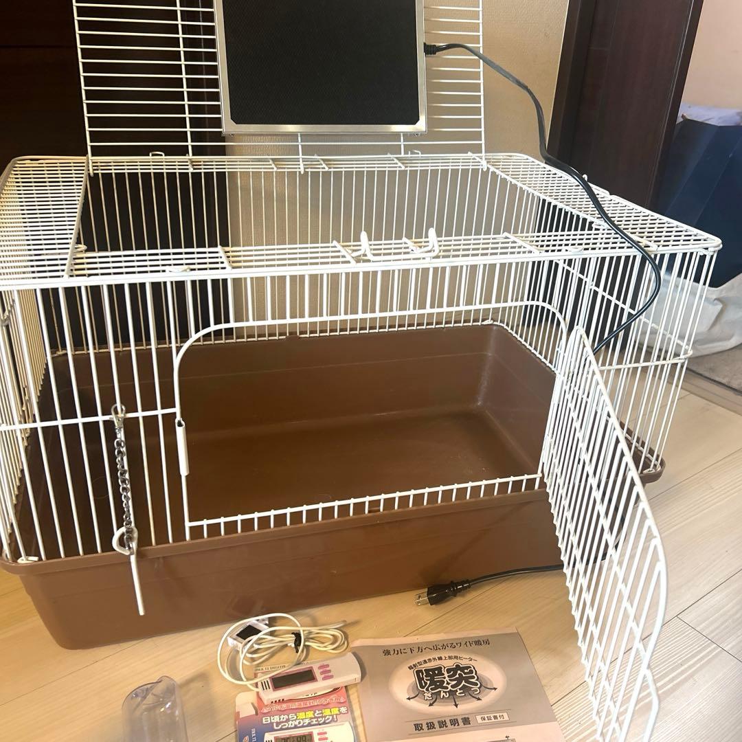 小動物 ゲージ ヒーター 回し車 飼育セット ハリネズミ 【大阪 手渡し可能】