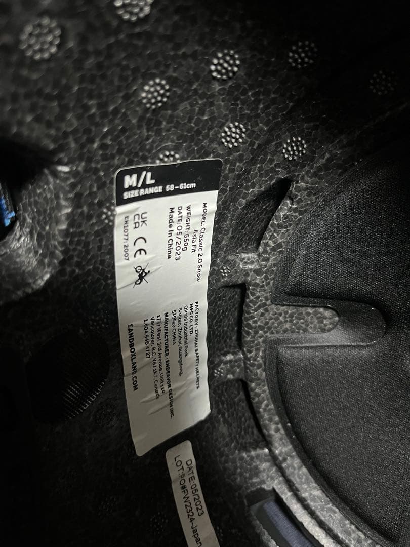 sandbox ヘルメット ツバ付き