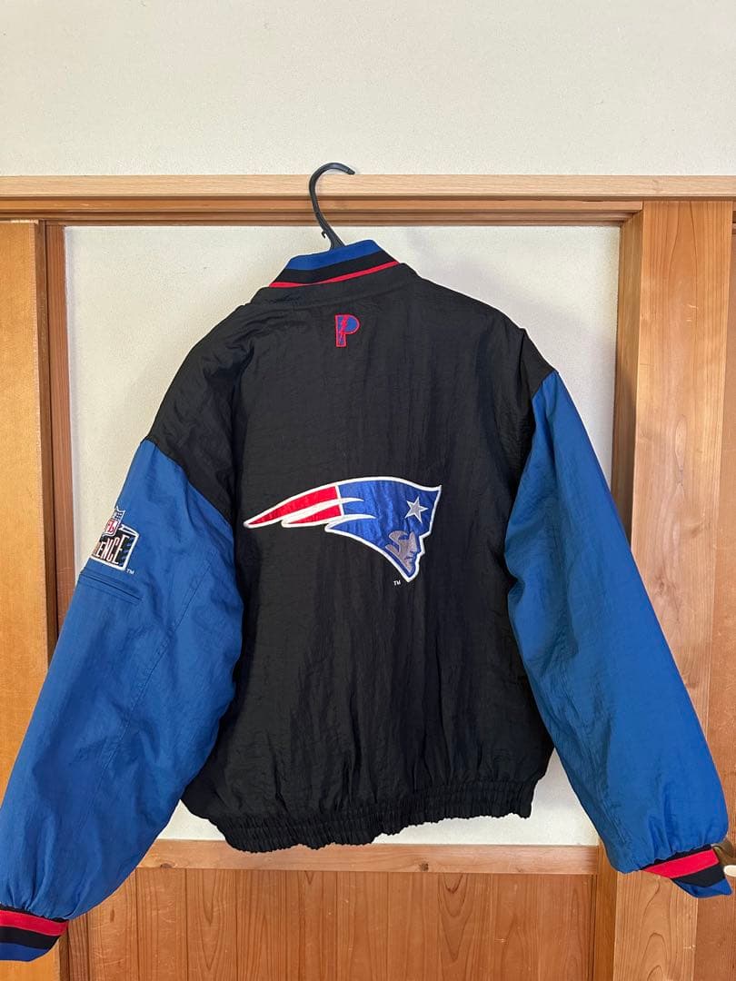 【古着】アメフト ペイトリオッツ リバーシブル ジャケット