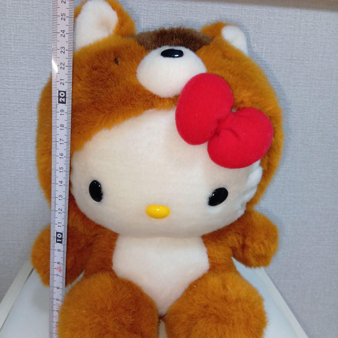 【希少】ハローキティ　リスキティ　ぬいぐるみ　着ぐるみ