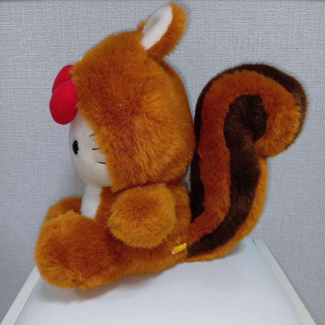 【希少】ハローキティ　リスキティ　ぬいぐるみ　着ぐるみ