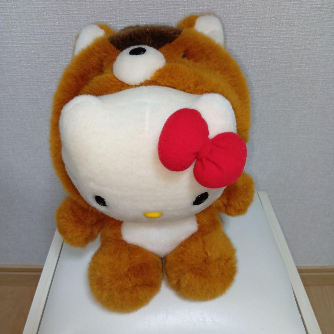 【希少】ハローキティ　リスキティ　ぬいぐるみ　着ぐるみ