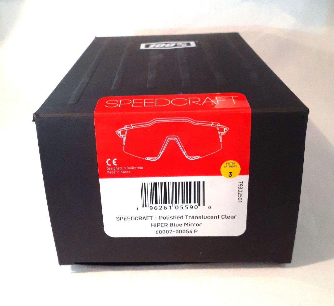 売約済み 100% SPEEDCRAFT クリア ブルー ワンハンドレッド