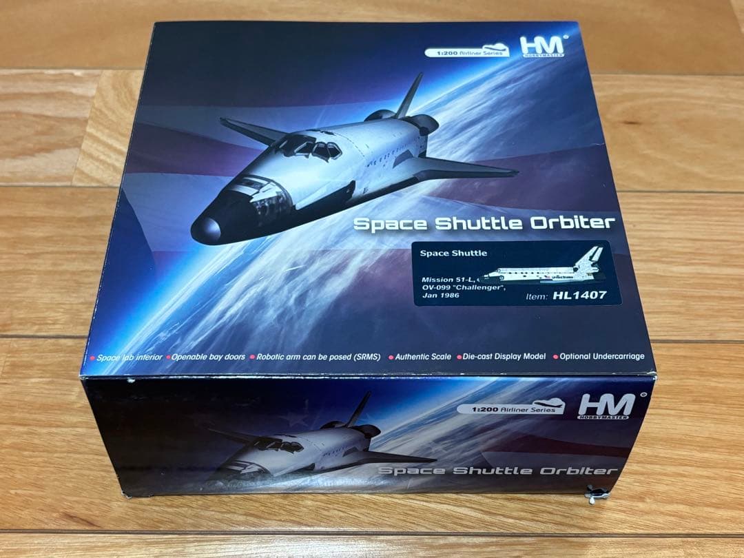 HM 1/200 NASA スペースシャトル オービター チャレンジャー 未開封