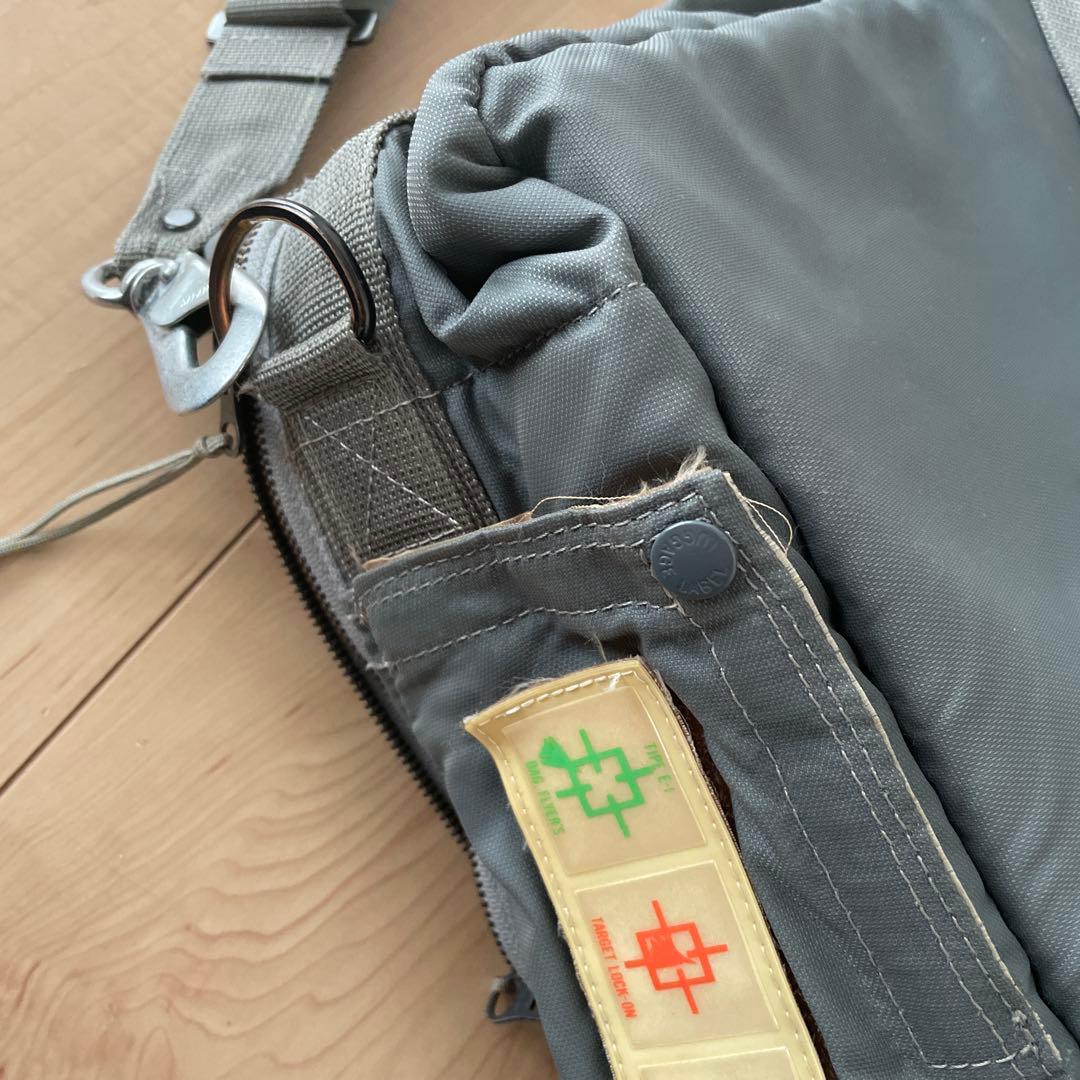 ヴィテージ希少LUGGAGE LABEL山口タグエアフォースナイロン