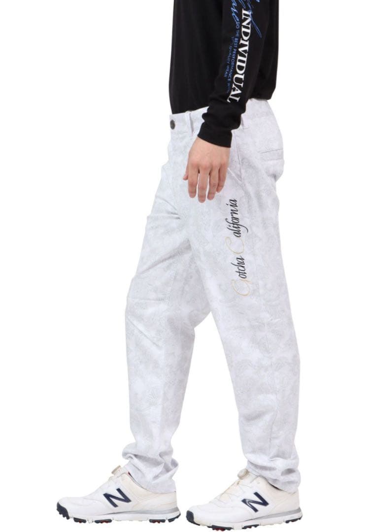 新品GOTCHAGOLFペイズリーロングパンツM