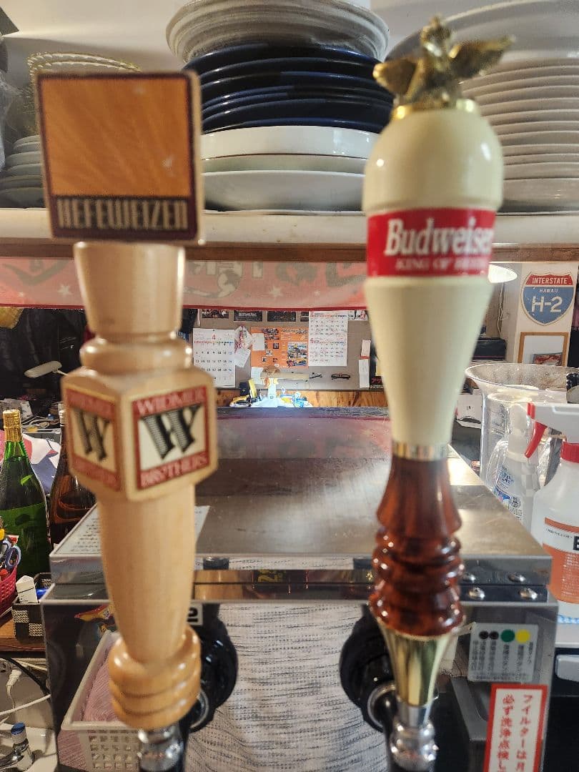 ニットクビールサーバーWコック レア木製コック付き 洗浄済み程度良好 フルセット