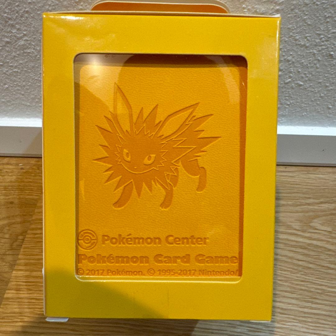 ポケモンカード　サンダース　フリップデッキケース いーぶいこれくしょん