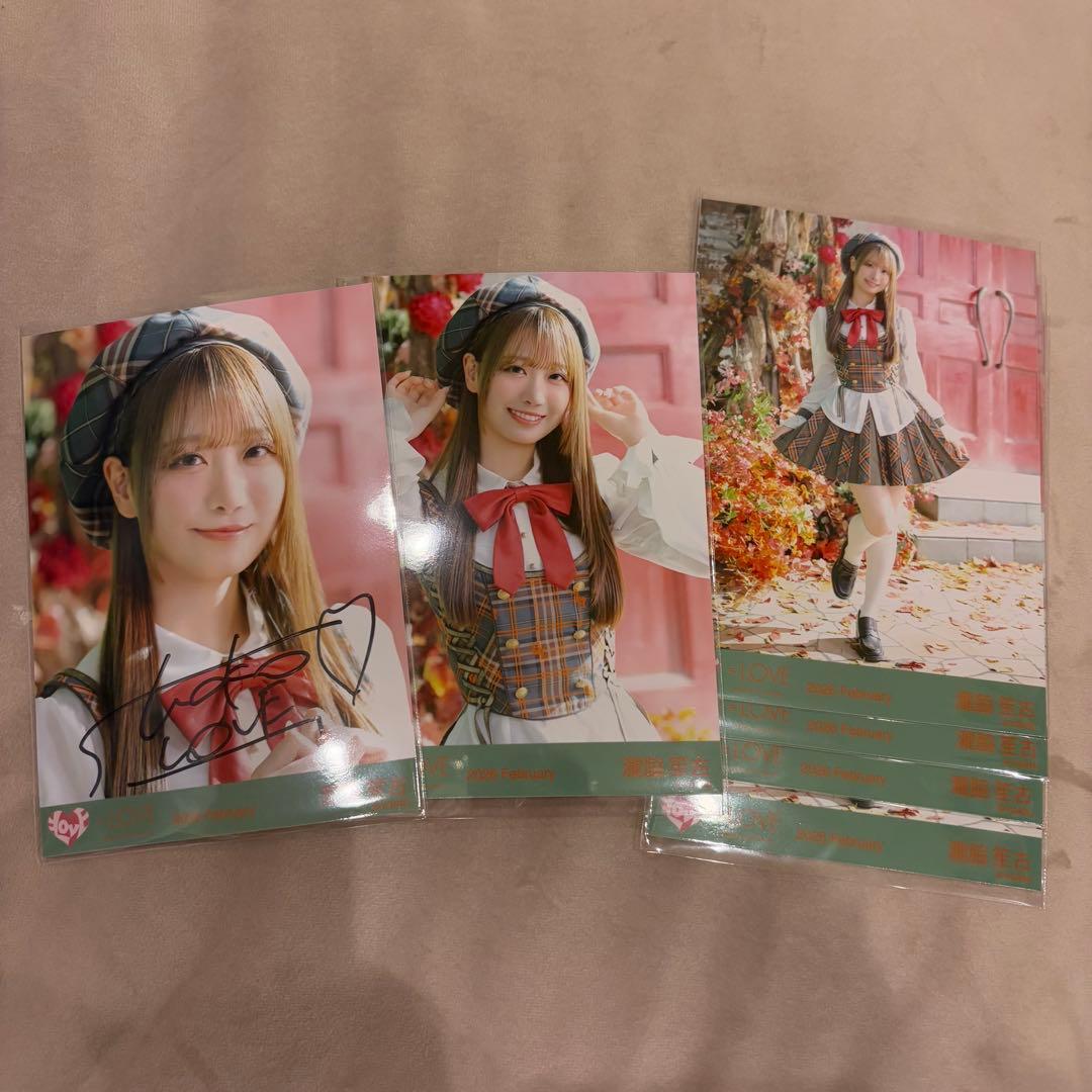 ＝LOVE 生写真　ラブソングに襲われるアナザーカット 瀧脇笙古　直筆　イコラブ