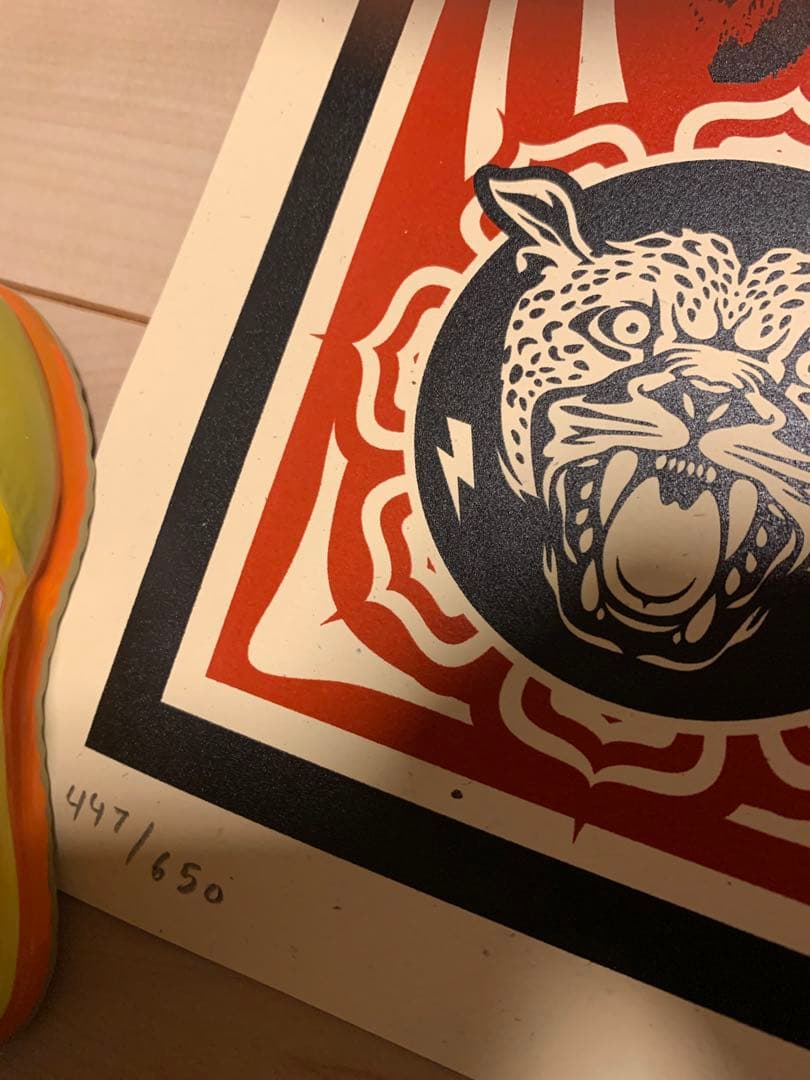 ★650部OBEYシェパードフェアリーイギーポップRawPowerサインエディ