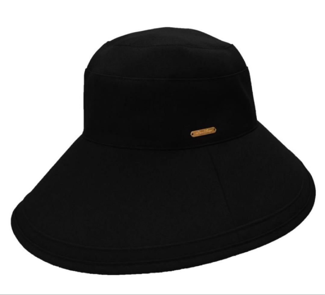 芦屋ロサブラン　プレーンハット つば13cm（つば裏遮光　通気性あり） Ｍ　帽子