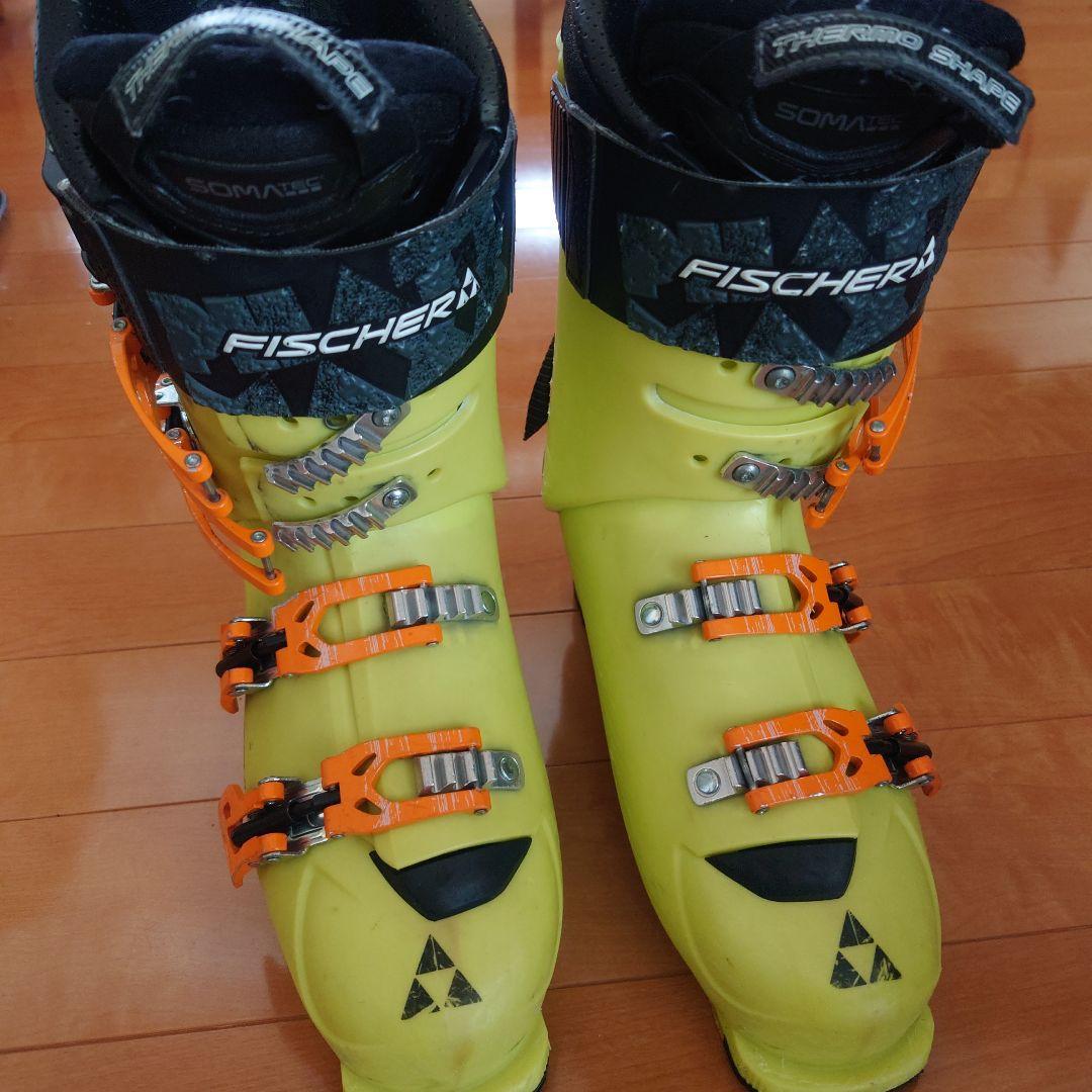 Fischer スキーブーツ 26.5cm イエロー