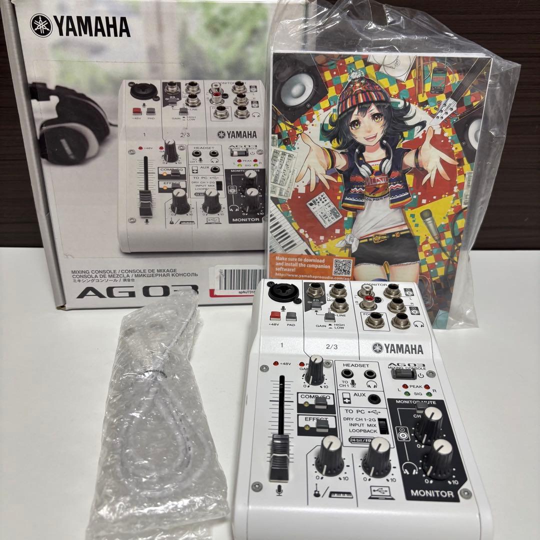 YAMAHA AG03 ミキシングコンソール オーディオインターフェース