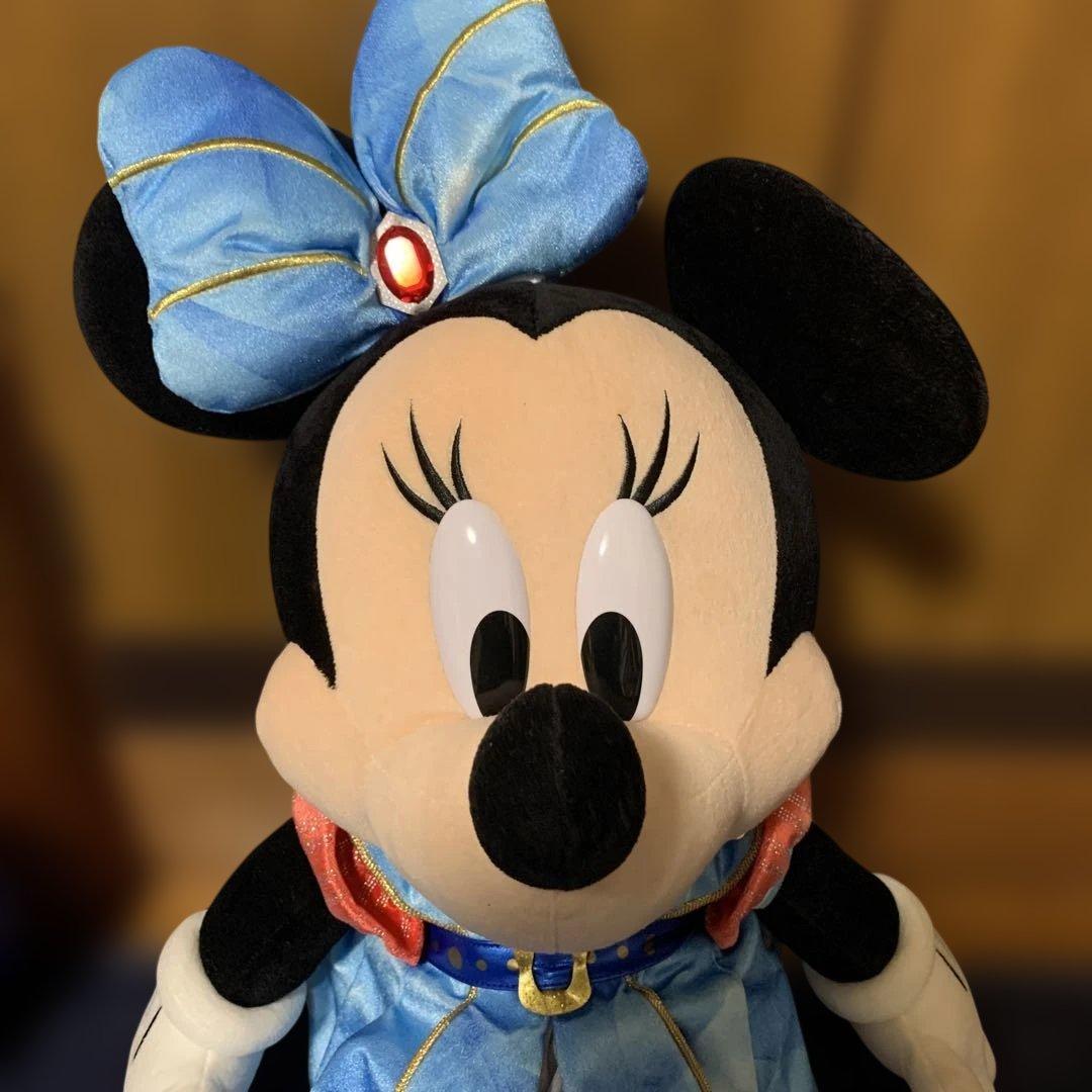 ディズニーシー15周年　ミッキーミニー特大ぬいぐるみ　クリスタルウィッシュ