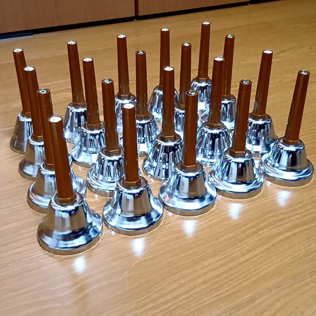 内田洋行 ミュージックベル 20音 MB-S ウチダ ハンドベル 取扱説明書付属