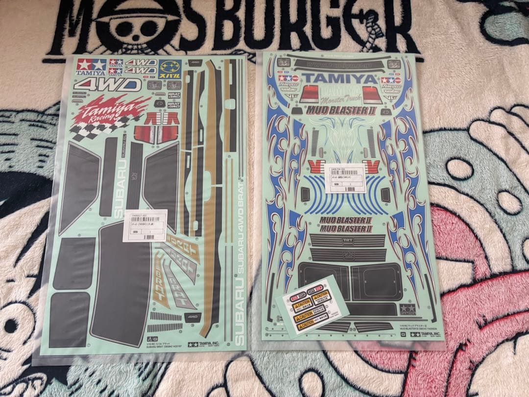 タミヤ 1/10 スバルブラット スペアボディ セット (プラスチック・ポリカ)