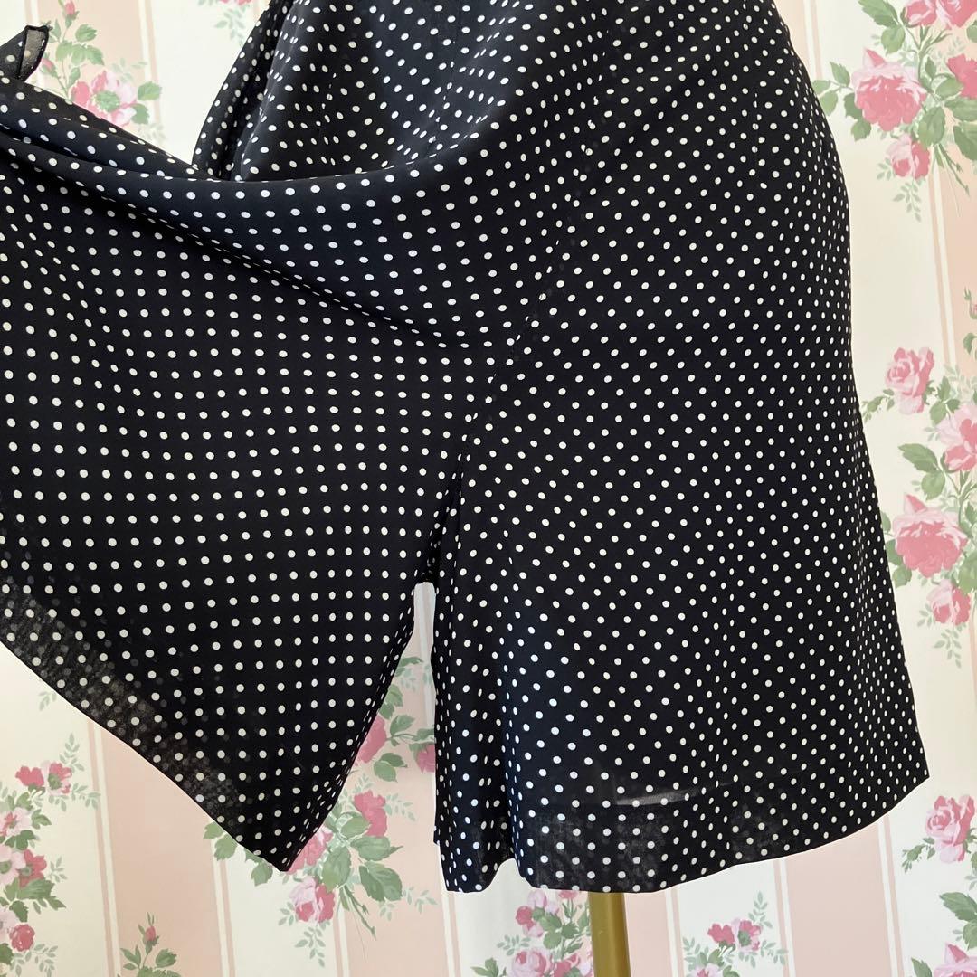 【バレンザ・ポー】　美品　ゴルフウェア　ブルゾン＆キュロットスカート　透け感