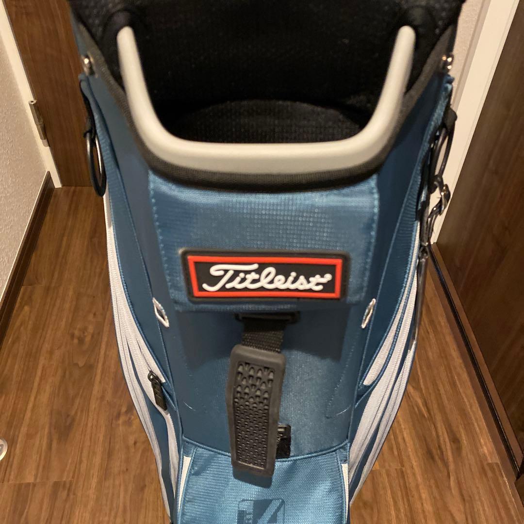 朝美品14分割　タイトリストキャディバッグ バルティックグリーン×クールグレー