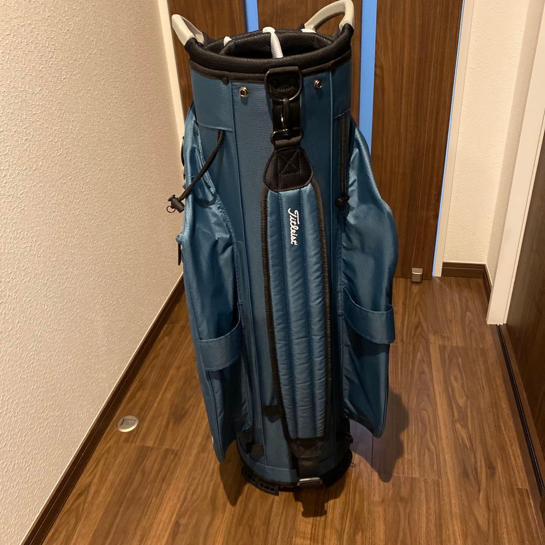朝美品14分割　タイトリストキャディバッグ バルティックグリーン×クールグレー