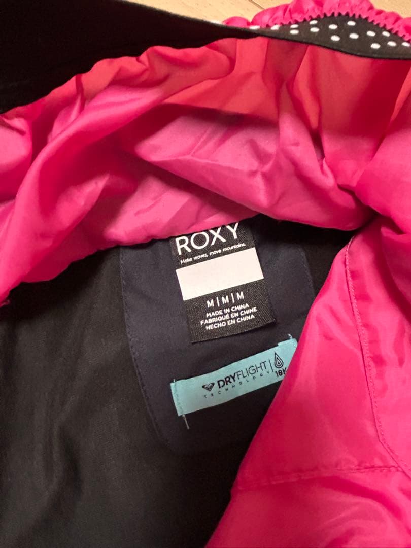 ROXY スキー　スノーボードウェア　Mサイズ　 女性用　ピンク　上下セット