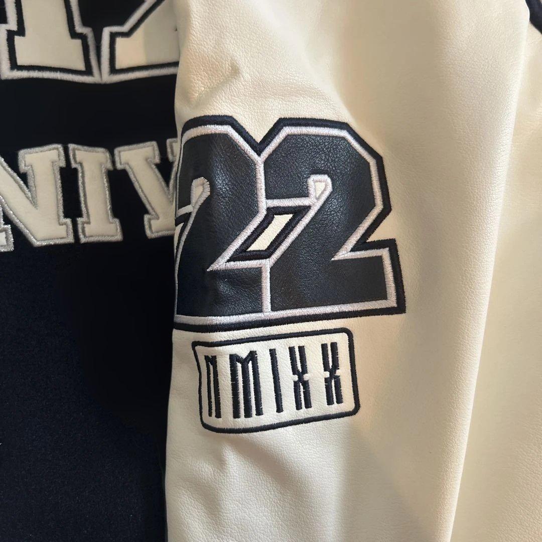 NMIXX スタジャン ネイビー