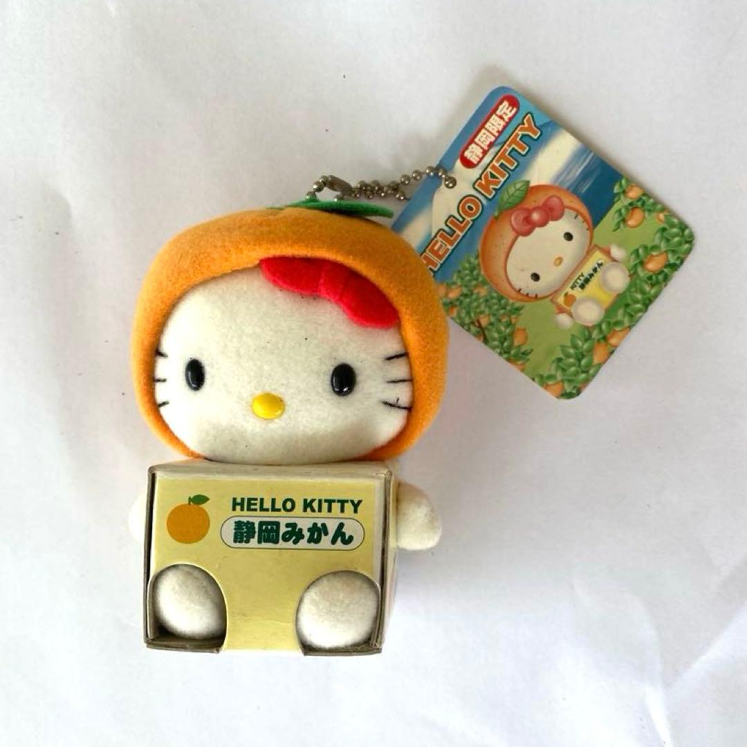 レア！ご当地キティ　 静岡限定 みかん ぬいぐるみ　サンリオ