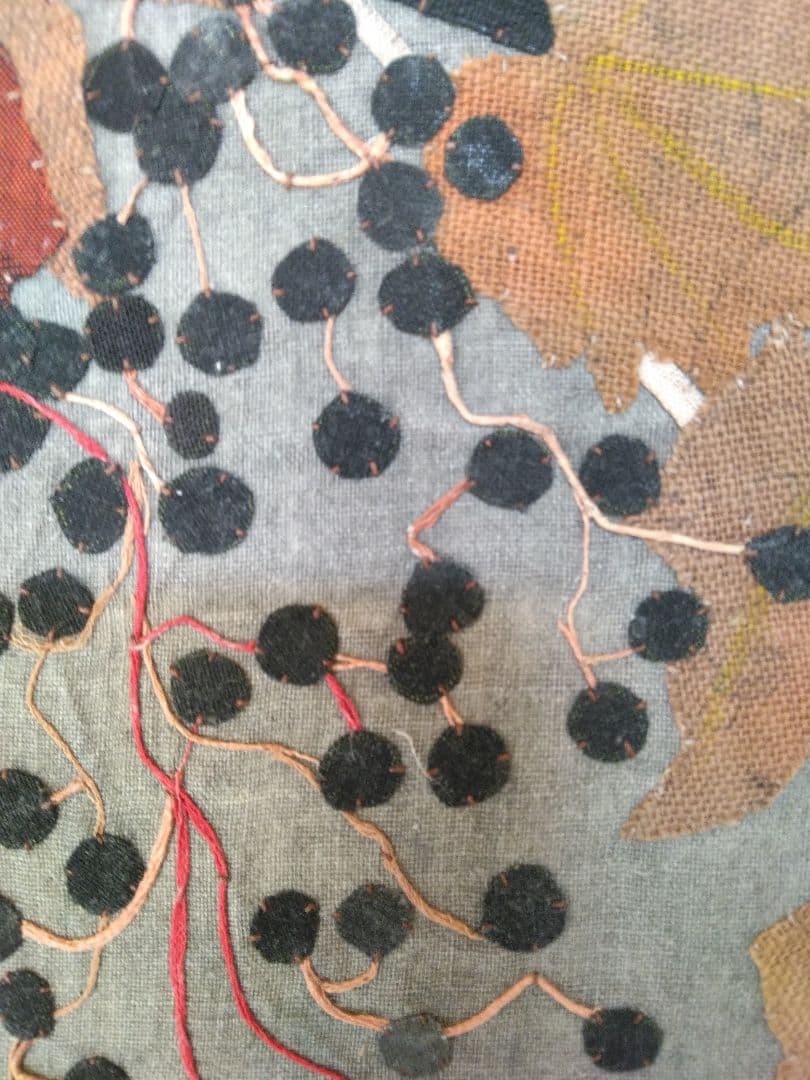 古布の物語絵(蔦)