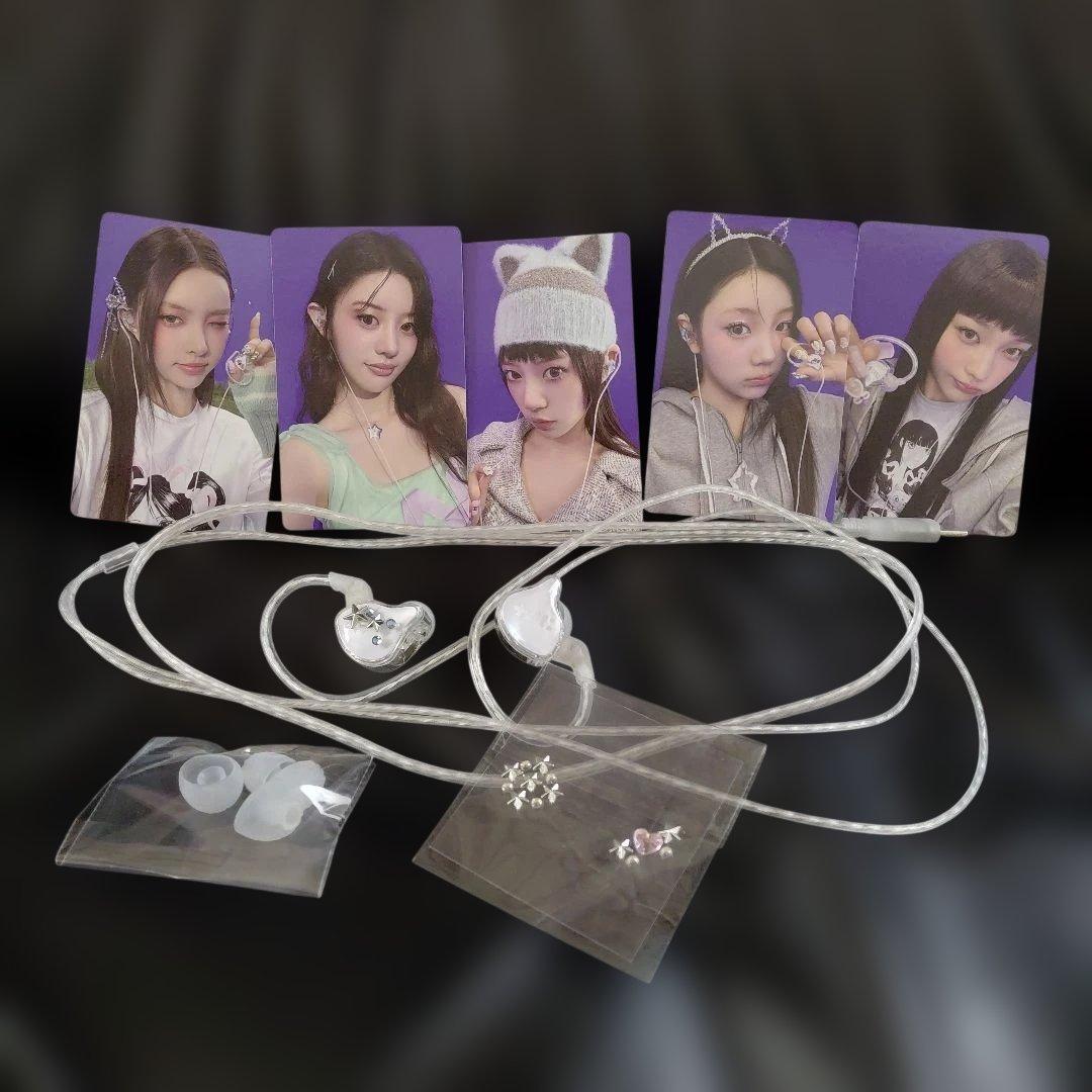 ILLITトレカ&イヤモニ風イヤホンセット