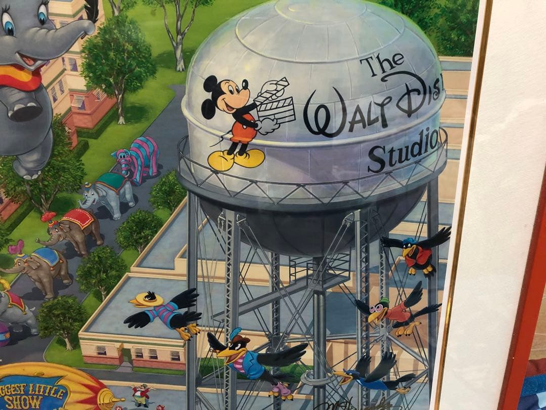 ディズニーファインアート　ダンボ　セル画　タペストリー