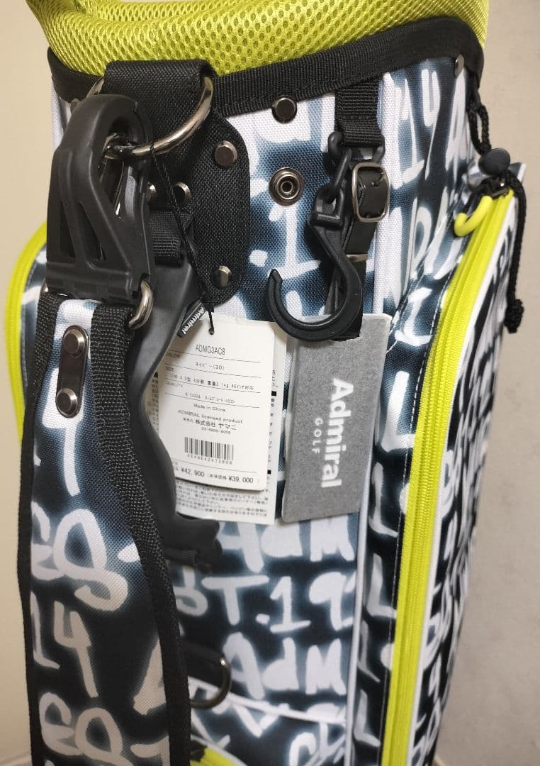 【新品】アドミラル キャディバッグ　ベージュ　Admiral