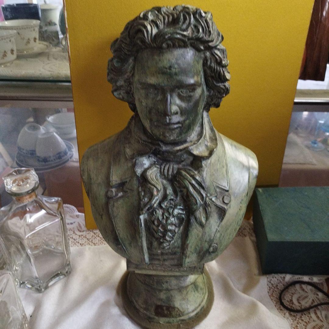 ベートーヴェン ブロンズ 銅像 ハンドメイド 中にシールあり 彫刻 約３５cm